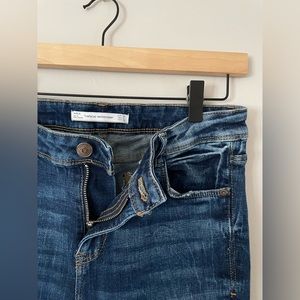 Zara TRF ripped skinny jean